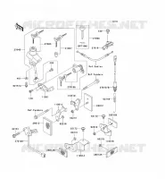 CONTACTEUR SERRURE/R&Eacute;FLECTEUR pour Kawasaki NINJA ZX-12R 2005