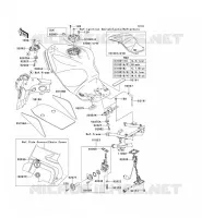 RESERVOIR CARBURANT pour Kawasaki ZZR1200 2003