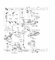 CONTACTEUR SERRURE/R&Eacute;FLECTEUR pour Kawasaki ZZR1400 2006