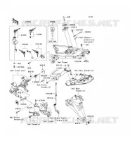 CONTACTEUR SERRURE/R&Eacute;FLECTEUR pour Kawasaki ZZR1400 2007