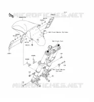 GARDE BOUE AVANT pour Kawasaki ZZR1400 ABS 2006