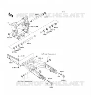 BRAS OSCILLANT pour Kawasaki ZZR1400 2009