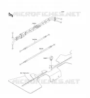 CABLES pour Kawasaki ZZR1400 2009