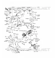 CARENAGE pour Kawasaki ZZR1400 2009