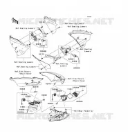 CLIGNOTANTS pour Kawasaki ZZR1400 2009