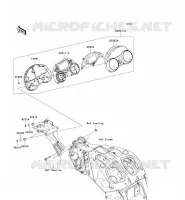 COMPTEURS pour Kawasaki ZZR1400 2009