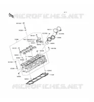 CULASSE pour Kawasaki ZZR1400 2009