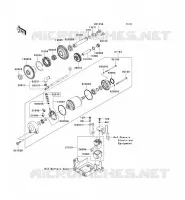 D&Eacute;MARREUR pour Kawasaki ZZR1400 2009