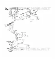 &Eacute;CHAPPEMENT pour Kawasaki ZZR1400 2009