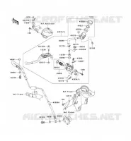EMBRAYAGE MAITRE CYLINDRE pour Kawasaki ZZR1400 2009