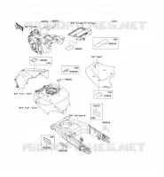 LABEL pour Kawasaki ZZR1400 2009