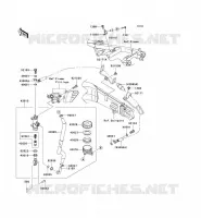 MAITRE CYLINDRE ARRI&Egrave;RE pour Kawasaki ZZR1400 2009