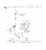 PEDALE DE FREIN/TORQUE LINK pour Kawasaki ZZR1400 2009