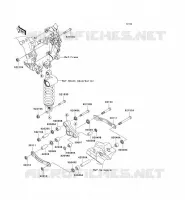 SUSPENSION ARRI&Egrave;RE pour Kawasaki ZZR1400 2009