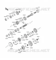 TRANSMISSION pour Kawasaki ZZR1400 2009