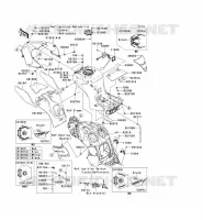 RESERVOIR CARBURANT pour Kawasaki ZZR1400 2012
