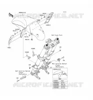 GARDE BOUE AVANT pour Kawasaki ZZR1400 2013