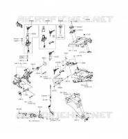 CONTACTEUR SERRURE/R&Eacute;FLECTEUR pour Kawasaki ZZR1400 ABS 2014