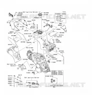 RESERVOIR CARBURANT pour Kawasaki ZZR1400 ABS 2012