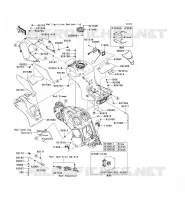 RESERVOIR CARBURANT pour Kawasaki ZZR1400 ABS 2012