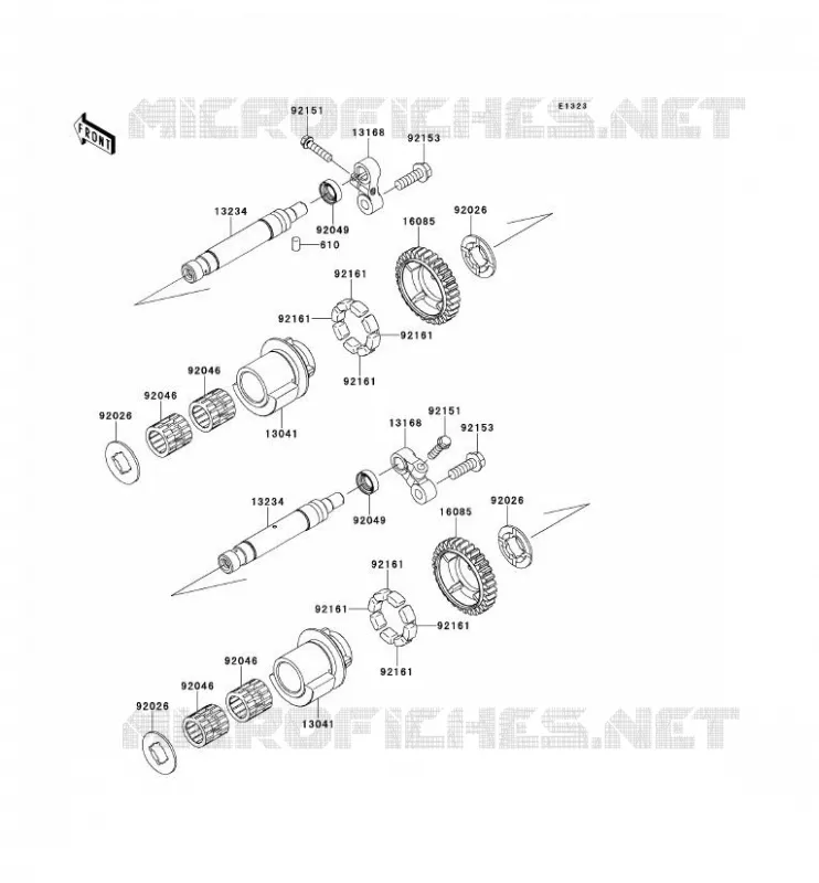 BALANCIER Kawasaki MOTOS 1400 2013 ZZR1400 ABS  ZX1400FDFA