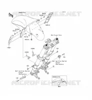 GARDE BOUE AVANT pour Kawasaki ZZR1400 ABS 2014