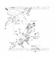 GARDE BOUE AVANT pour Kawasaki ZZR1400 ABS 2014
