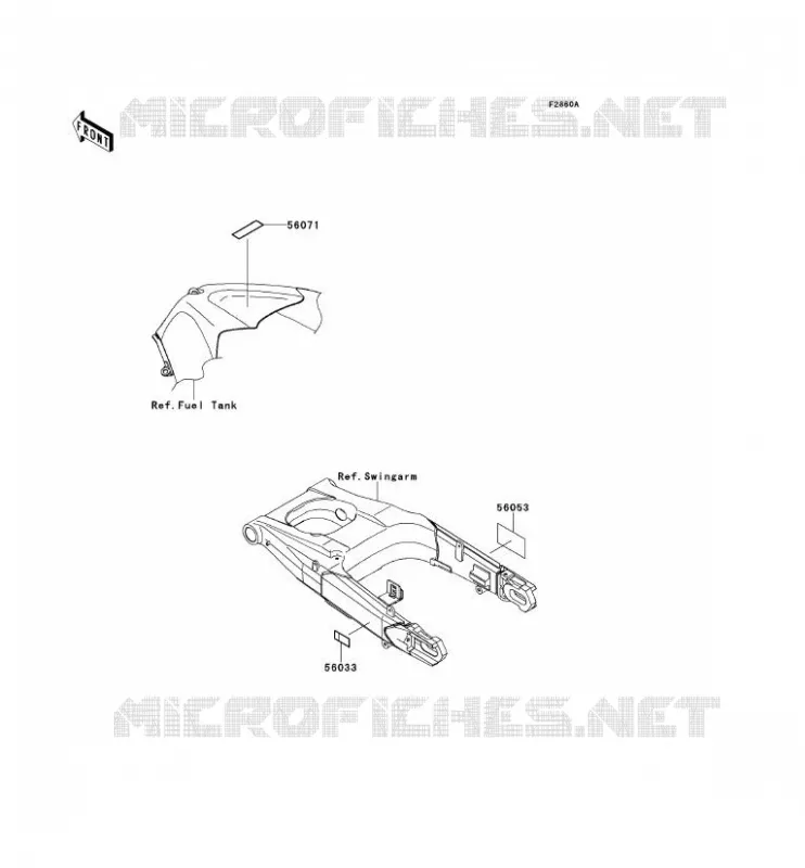 LABEL Kawasaki MOTOS 1400 2014 ZZR1400 ABS  ZX1400FEFB