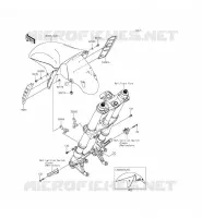 GARDE BOUE AVANT pour Kawasaki ZZR1400 ABS 2015
