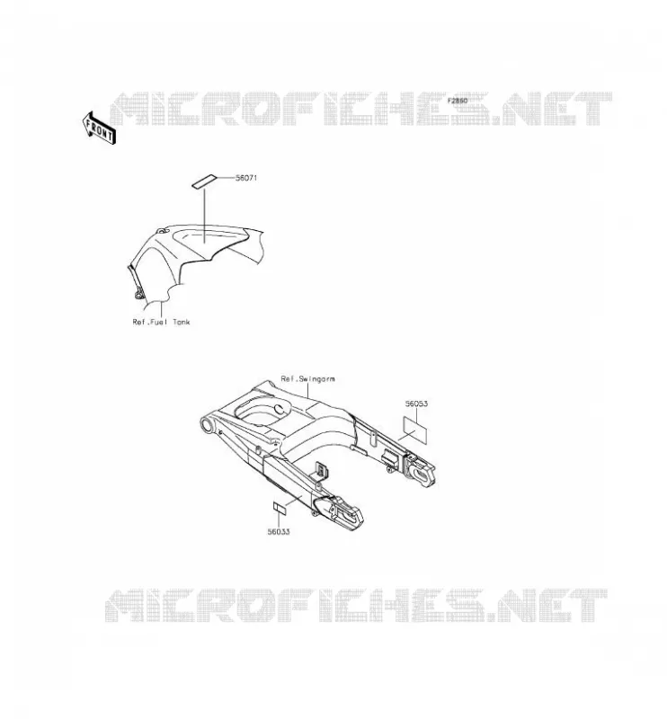 LABEL Kawasaki MOTOS 1400 2015 ZZR1400 ABS  ZX1400FFFA
