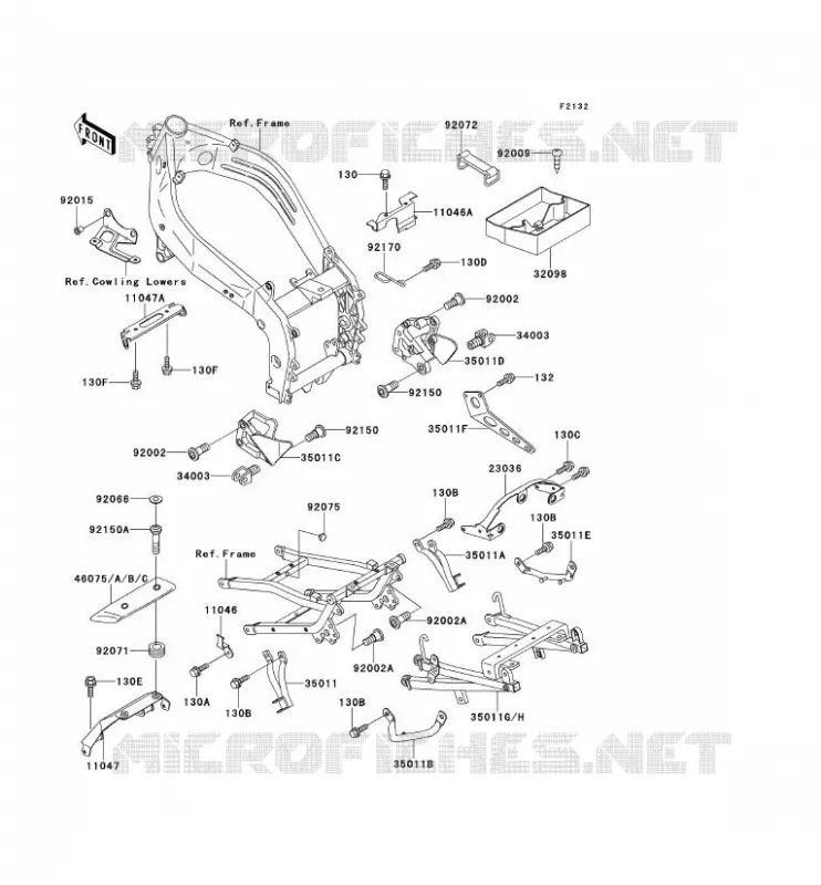 SUPPORT BATTERIE Kawasaki MOTOS 400 1993 ZXR400  ZX400-L3