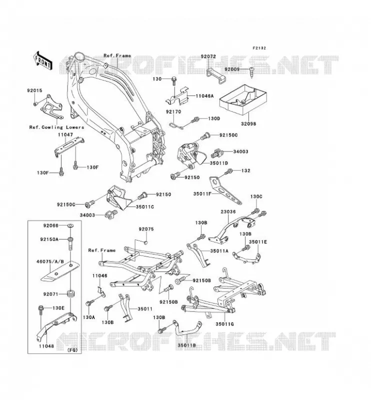 SUPPORT BATTERIE Kawasaki MOTOS 400 1997 ZXR400  ZX400-L7