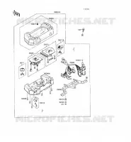COMPTEURS pour Kawasaki GPX500R 1988