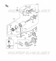 D&Eacute;MARREUR pour Kawasaki GPX500R 1988