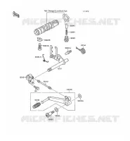 SELECTEUR pour Kawasaki GPX500R 1988