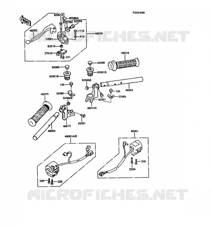 GUIDON Kawasaki MOTOS 550 1986 GPZ550  ZX550-A3