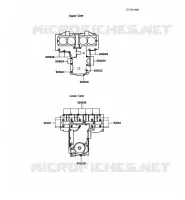 BOULON CARTER MOTEUR pour Kawasaki GPX600R 1989