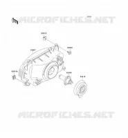 OPTIQUE ZGT00A 009976) pour Kawasaki ZZR600 1991