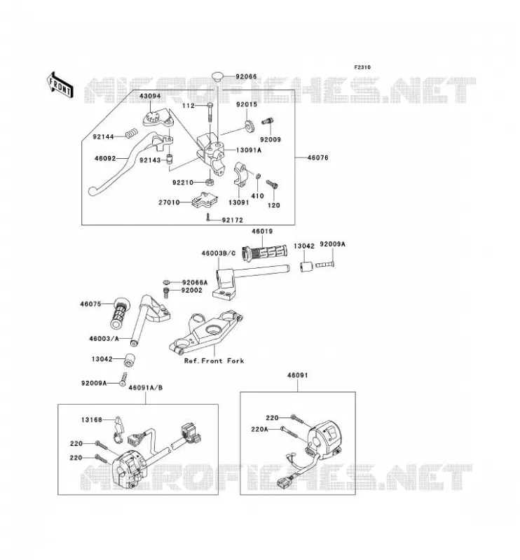 GUIDON Kawasaki MOTOS 600 2002 ZZR600  ZX600-E10