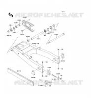 BRAS OSCILLANT pour Kawasaki ZZR600 2004