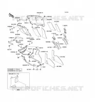 CARENAGE INFERIEUR pour Kawasaki ZZR600 2004