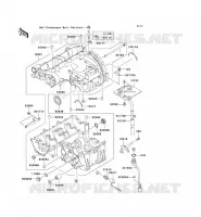 CARTER MOTEUR(S) pour Kawasaki ZZR600 2004
