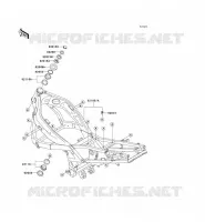 CH&Acirc;SSIS pour Kawasaki ZZR600 2004