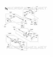 CLIGNOTANTS pour Kawasaki ZZR600 2004
