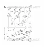 CONTACTEUR SERRURE/R&Eacute;FLECTEUR pour Kawasaki ZZR600 2004
