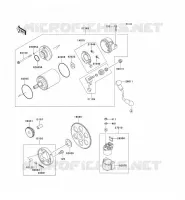 D&Eacute;MARREUR pour Kawasaki ZZR600 2004