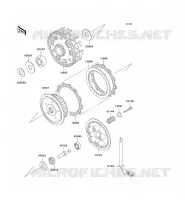 EMBRAYAGE pour Kawasaki ZZR600 2004