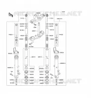 FOURCHE pour Kawasaki ZZR600 2004