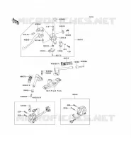 GUIDON pour Kawasaki ZZR600 2004