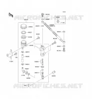 MAITRE CYLINDRE ARRI&Egrave;RE pour Kawasaki ZZR600 2004